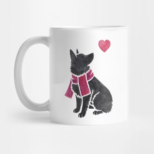 Watercolour Schipperke Mug